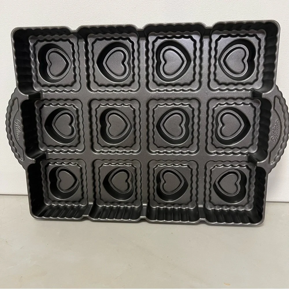 Wilton Heart Shaped Cake Pan for Baking Non Stick 12 x 9.5 x 2 inches